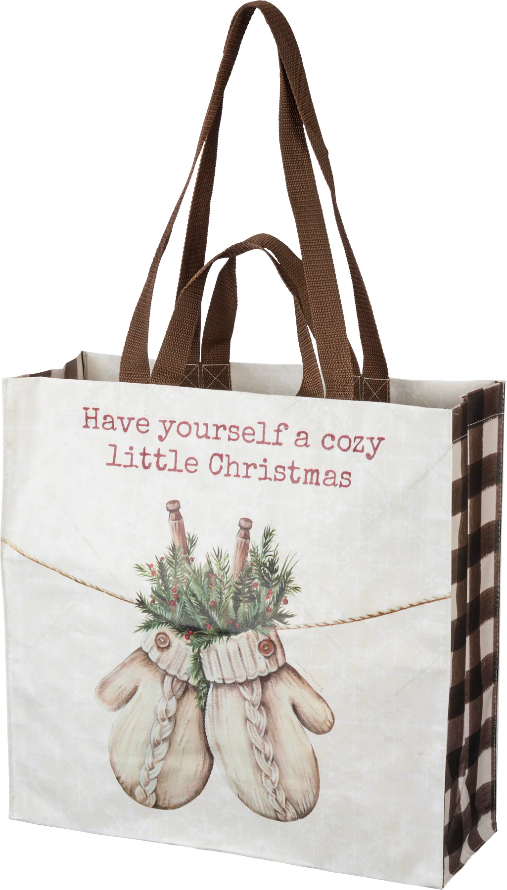 ๐ Warmest Holiday Wishes Christmas Reusable Market Tote