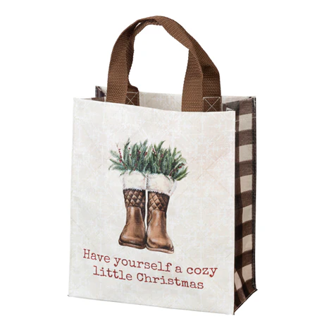 💙 Warmest Holiday Wishes Double Sided Market Bag