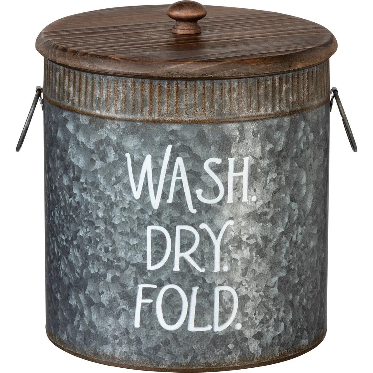 ๐ Wash Dry Fold Laundry Farmhouse Bin