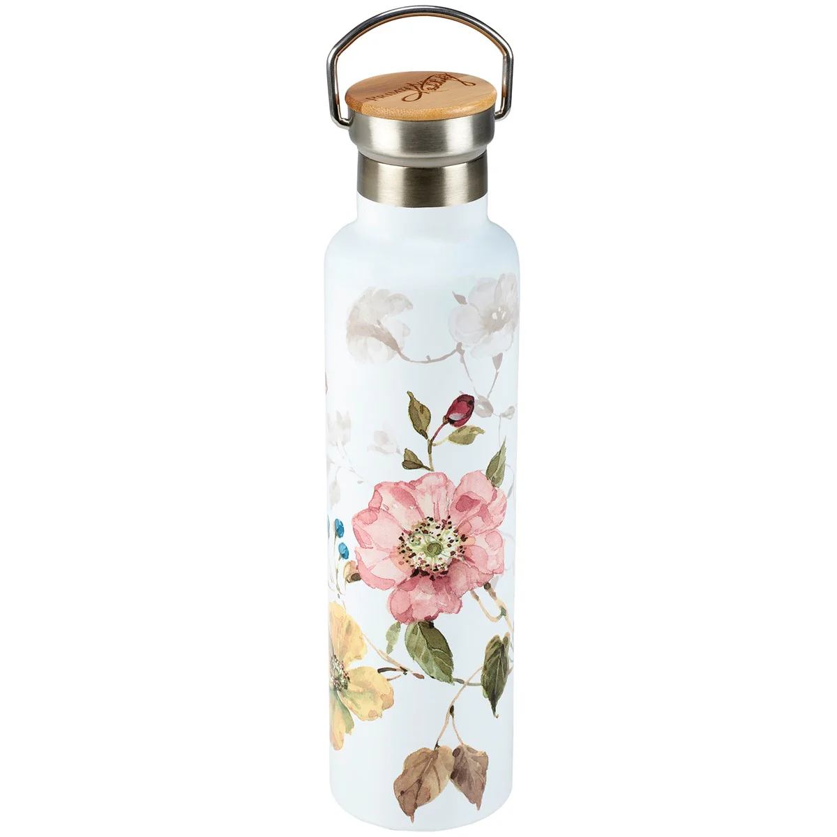 Surprise Me Sale 🤭 Watercolor Florals 25 oz Hot and Cold Insulated Bottle - Image 3