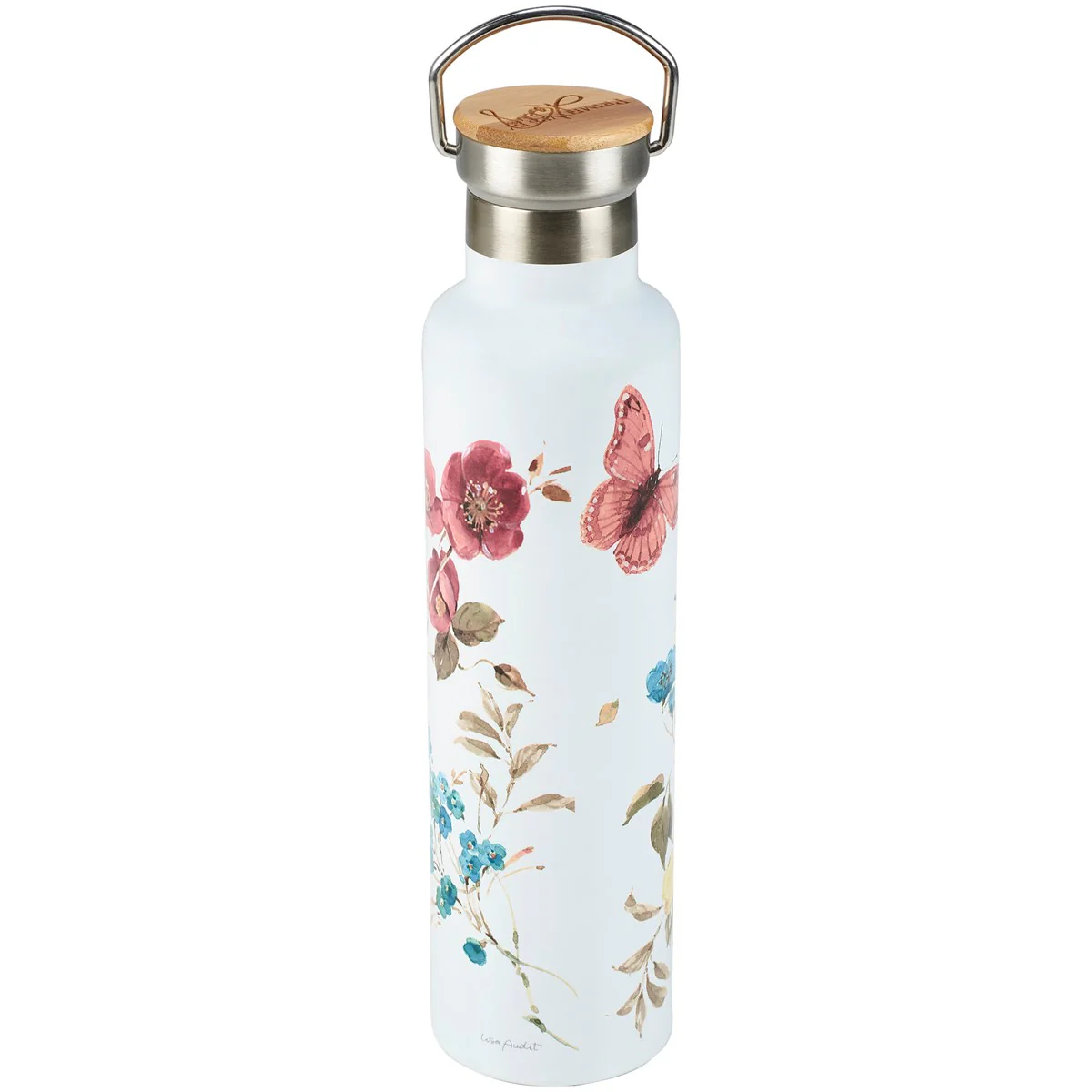 Surprise Me Sale 🤭 Watercolor Florals 25 oz Hot and Cold Insulated Bottle - Image 4