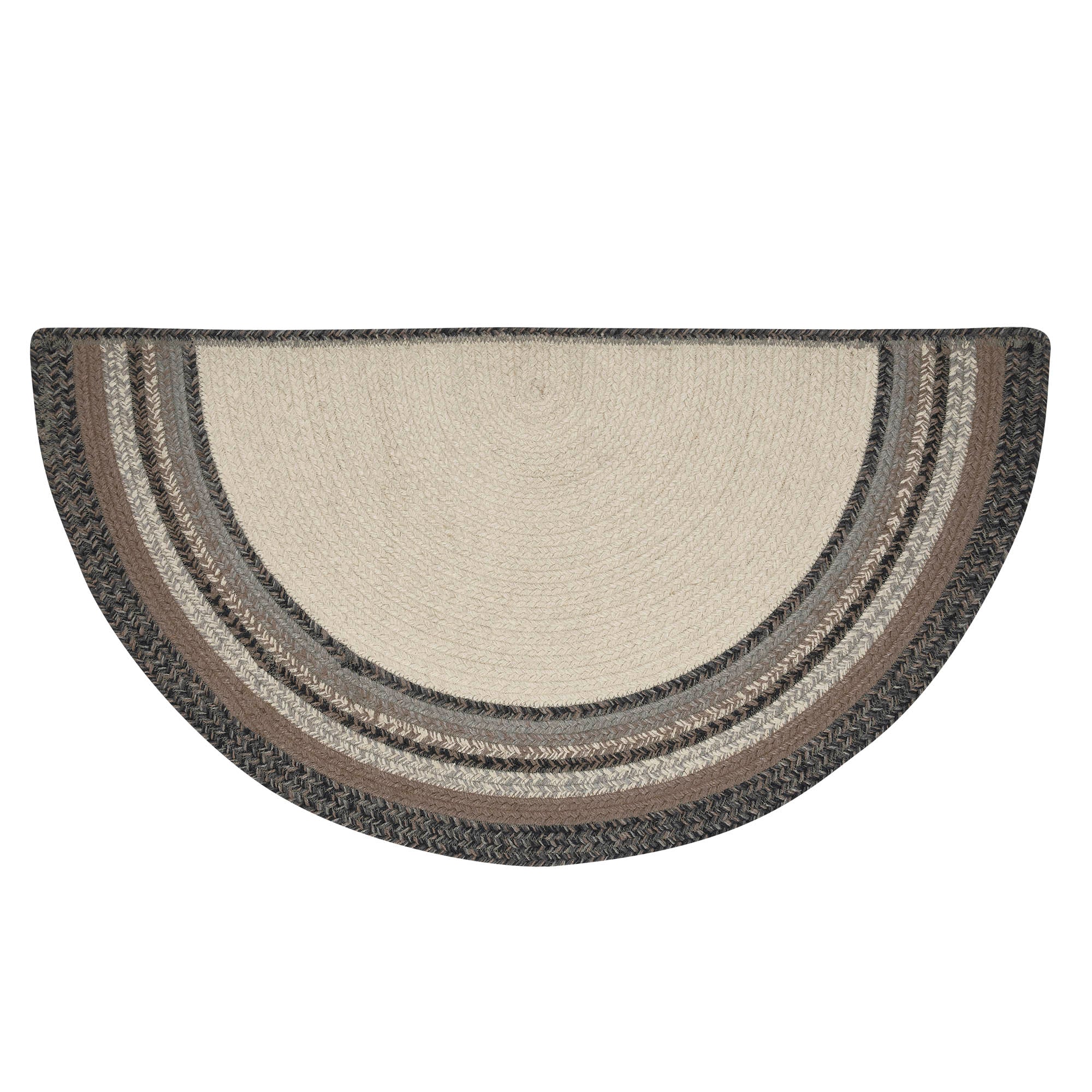 Welcome Floral Vine Jute Half Circle Door Rug - Image 5