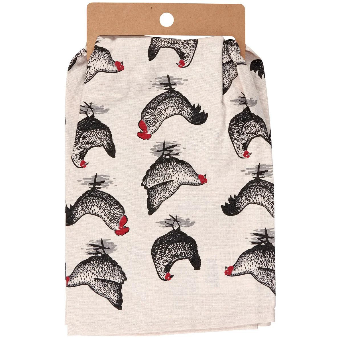 Welcome To Our Coop Chicken Kitchen Towel - Image 2