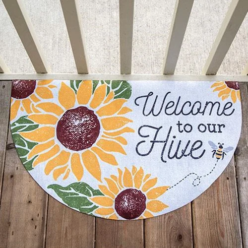 Welcome To Our Hive Welcome Half Mat - Image 2