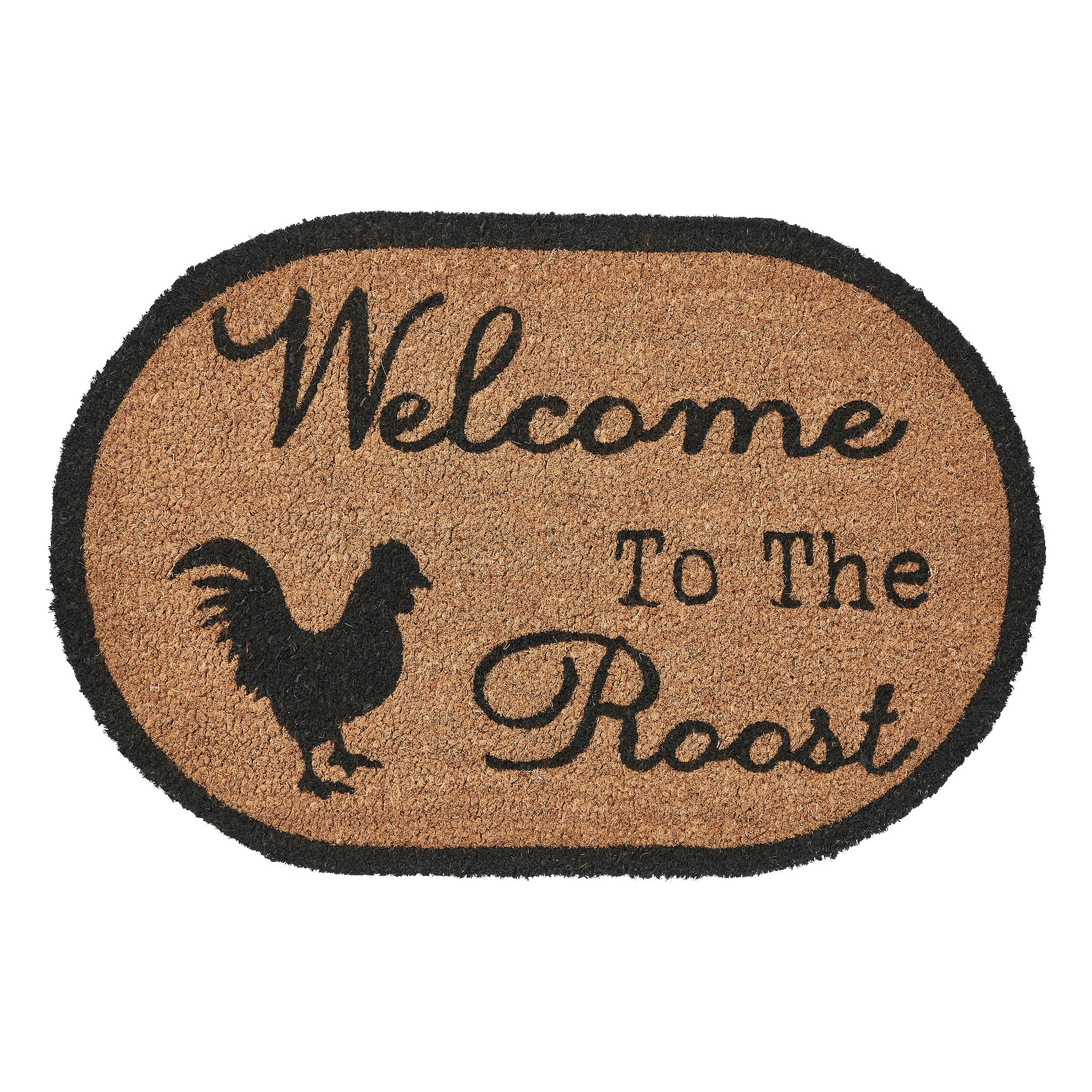Welcome to the Roost Coir Oval Rug 20" x 30" - Image 3