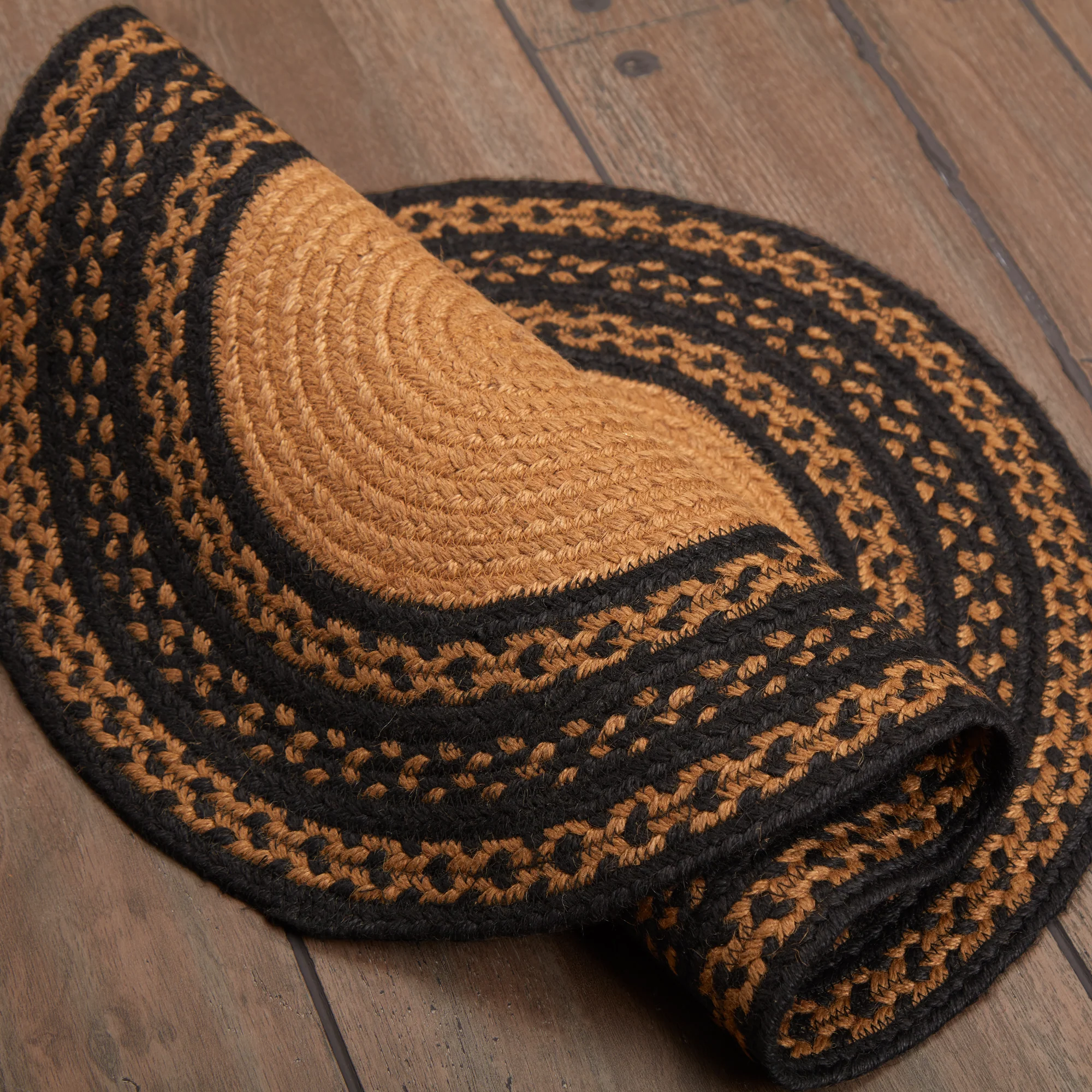 Welcome Y'All Jute Oval Stencil Rug 20" x 30" - Image 8