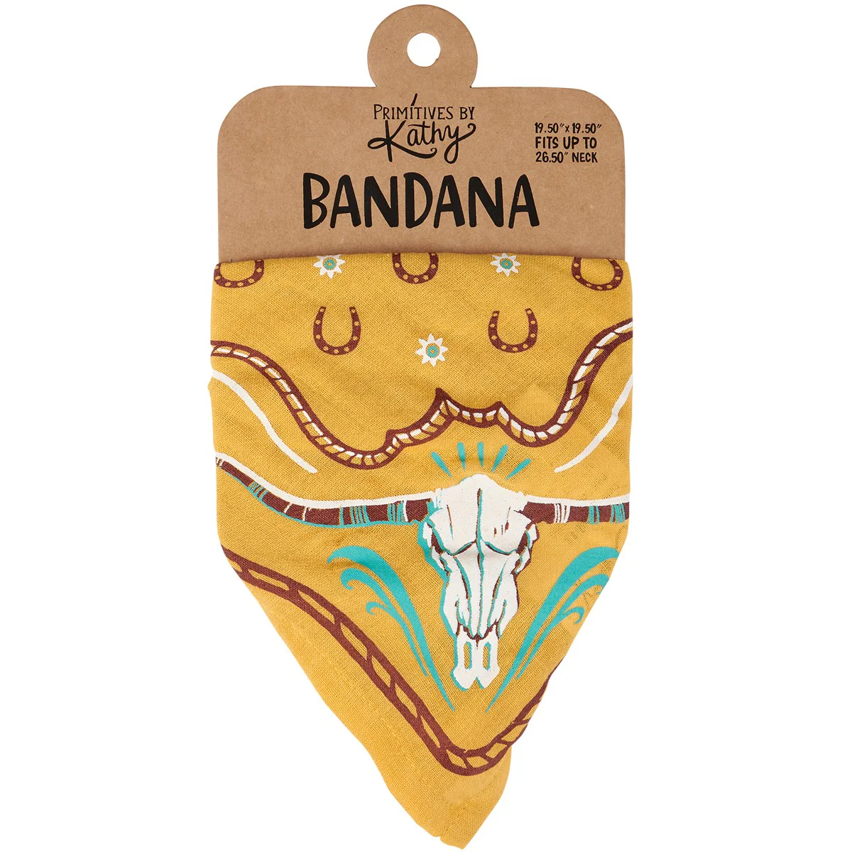 Western Hat and Boots Pattern Bandana - Image 3