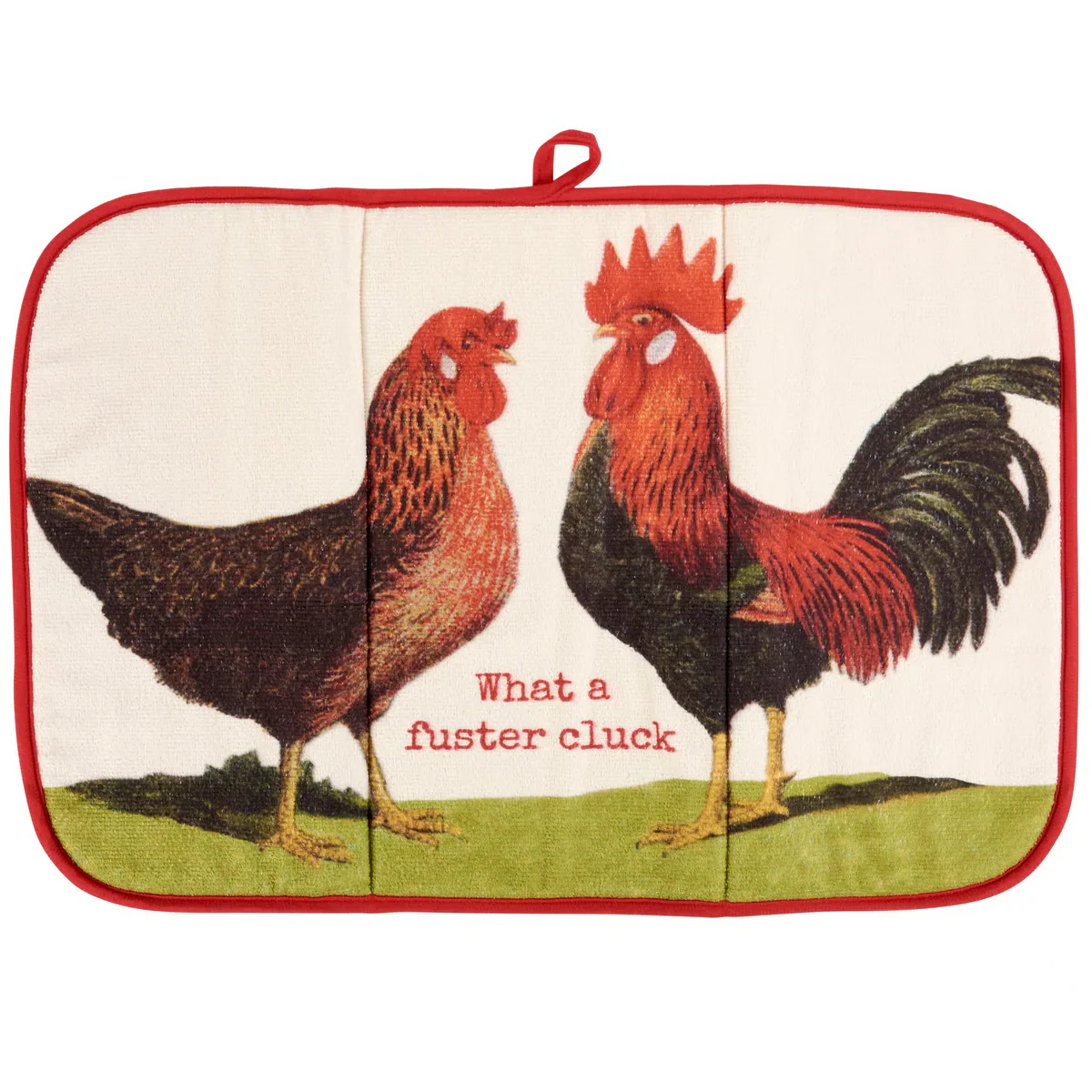 What A Fuster Cluck Chicken Drying Mat