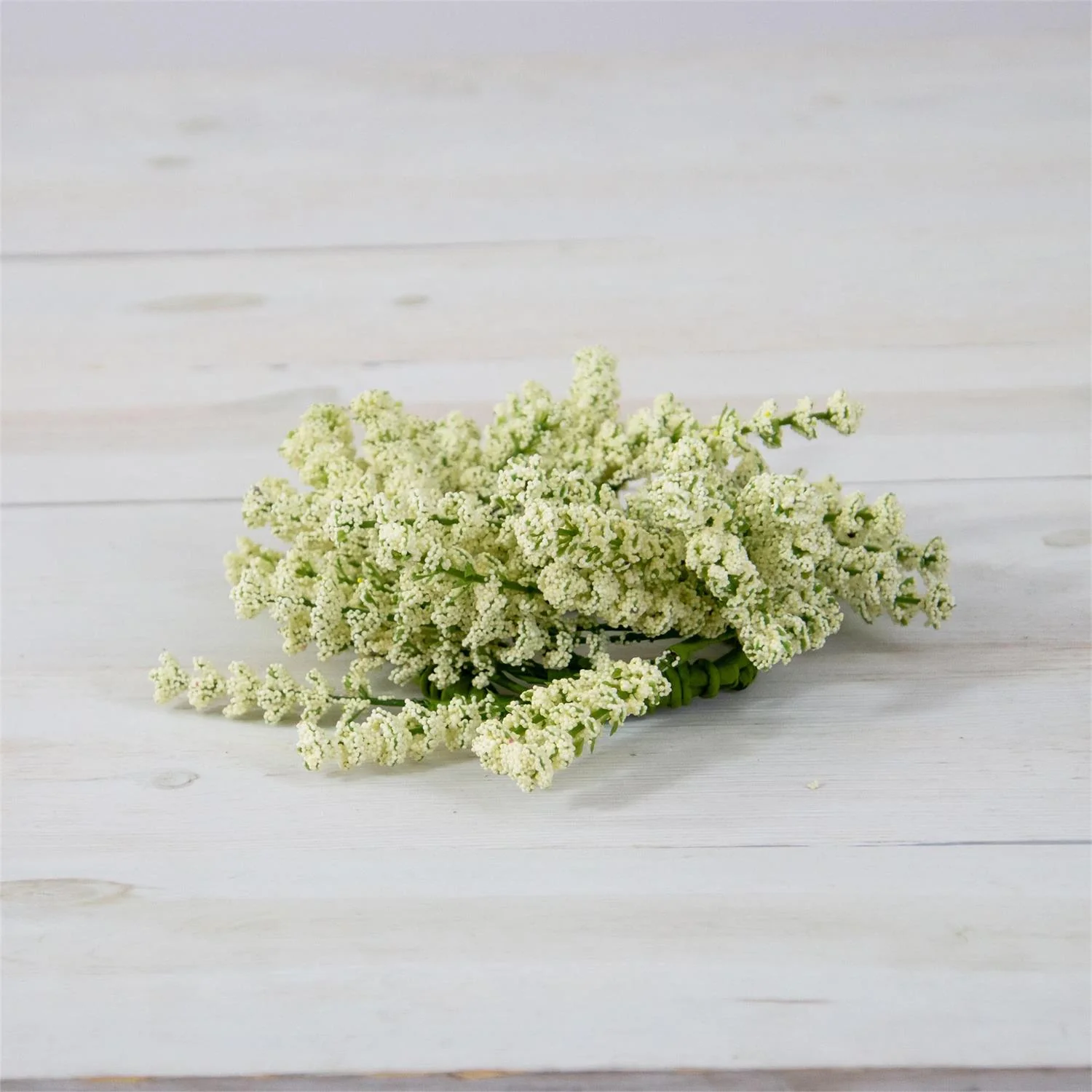 White Allium 9" Small Faux Floral Ring