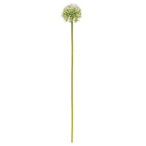 White Allium Ball 19" Faux Floral Spray