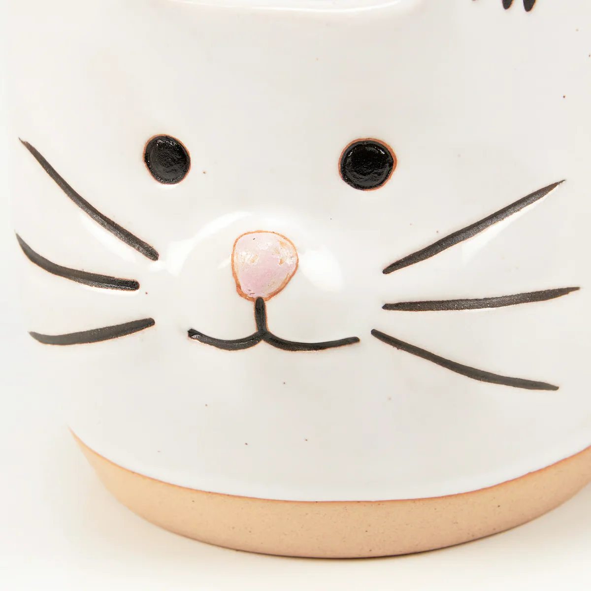 White Cat Head Shaped Mug - Image 3