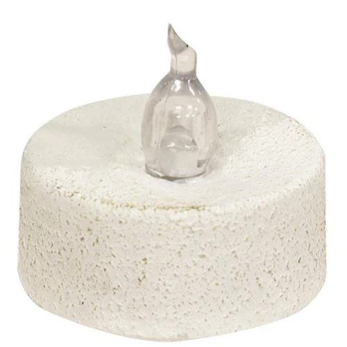 ๐ White Cement Mini Timer Tealight - Image 2