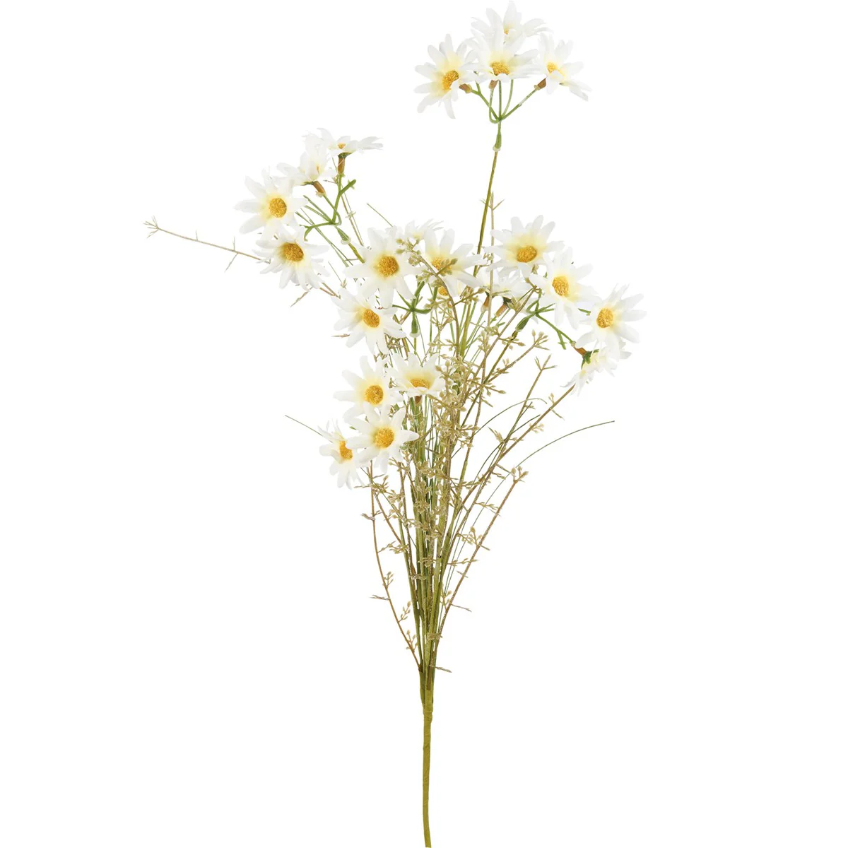 White Daisies 24" Faux Floral Spray - Image 2