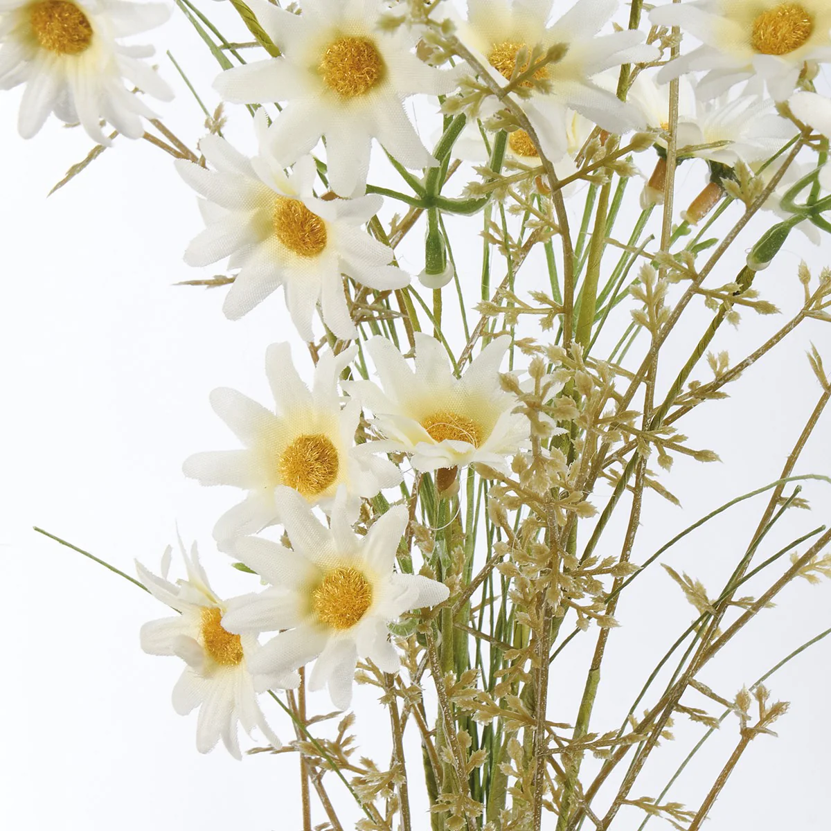 White Daisies 24" Faux Floral Spray - Image 3