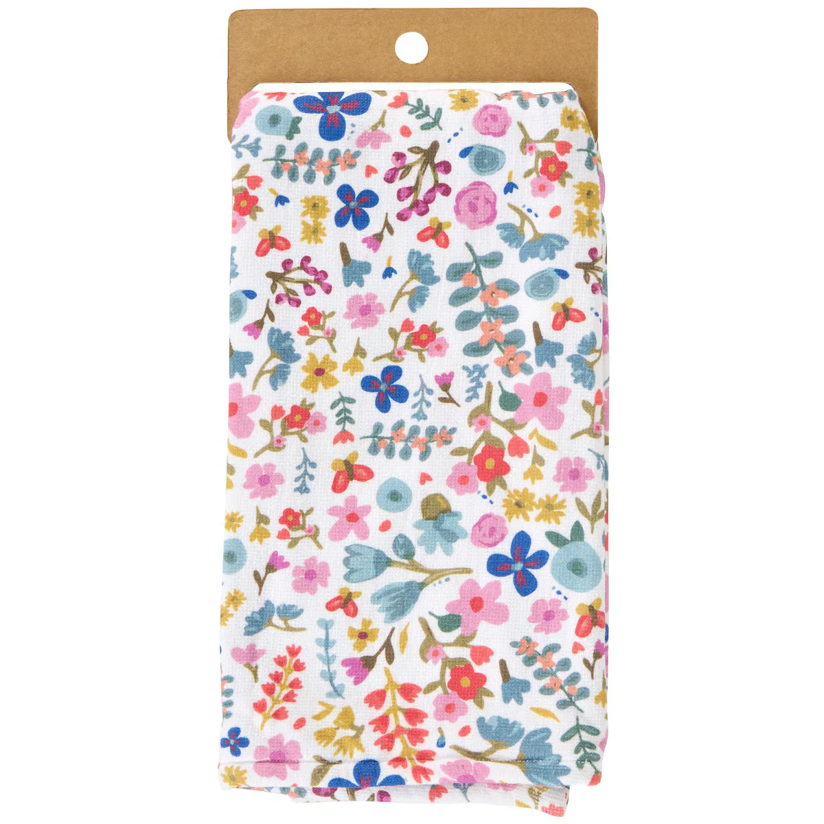 White Floral Kitchen Towel - Image 4