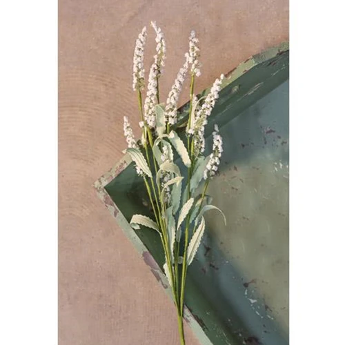 ๐ White Heather 20" Faux Spray