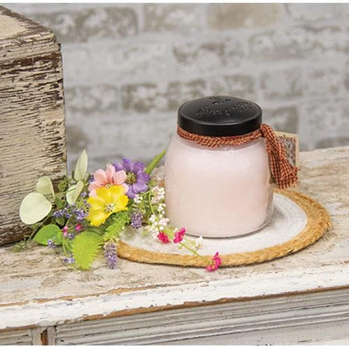 ๐ White Jute & Cotton 10.5" Candle Mat - Image 2