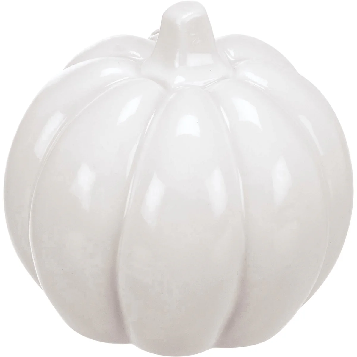 ๐ White Pumpkin Ceramic Salt and Pepper Shakers - Image 2