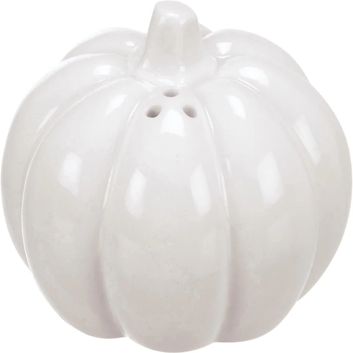 ๐ White Pumpkin Ceramic Salt and Pepper Shakers - Image 4