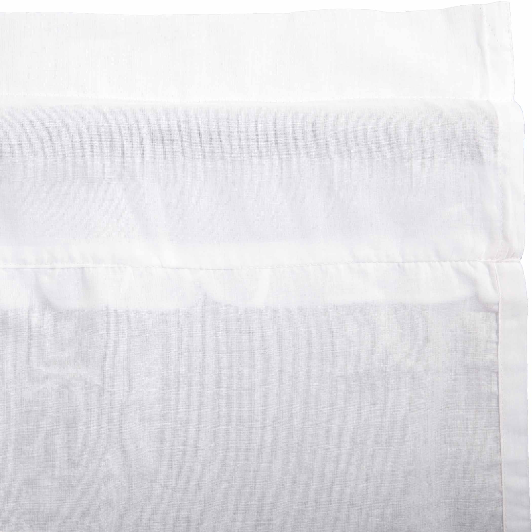 π White Ruffled Sheer Prairie Swags - Image 6