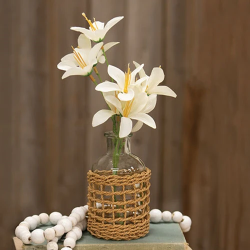 White Tahitian Gardenia 11" Floral Pick - Image 2