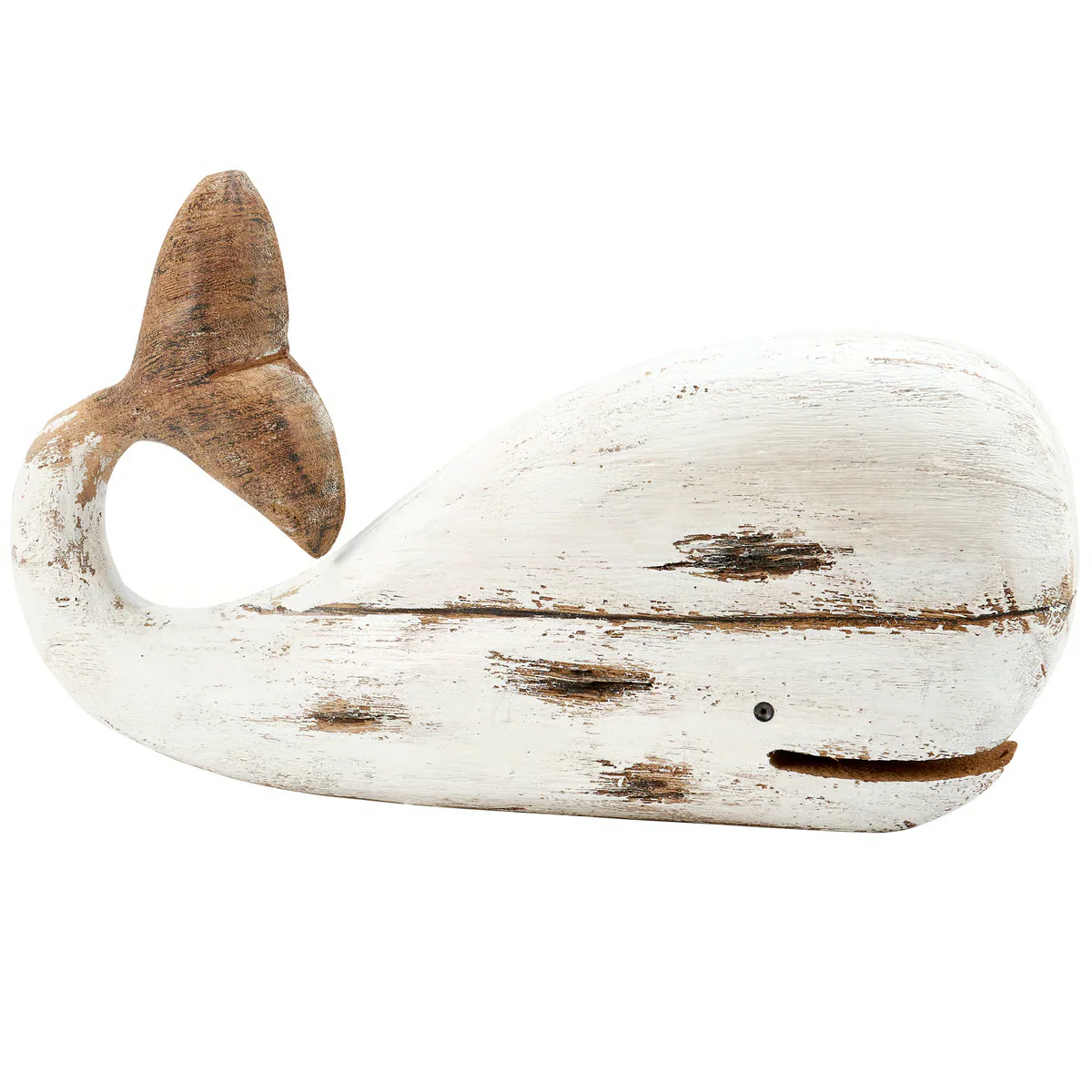 White Whale Wooden Sitter - Image 2