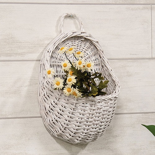 💙 White Willow 14" Wall Pocket Basket - Image 3