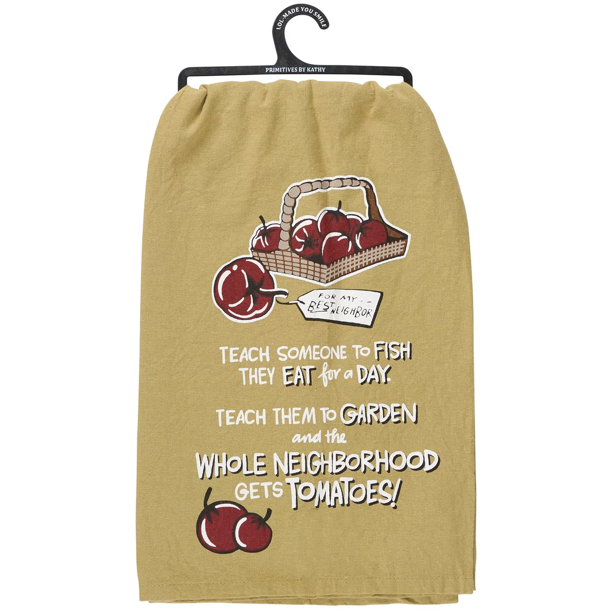 Whole Neighborhood Gets Tomatoes Kitchen Towel