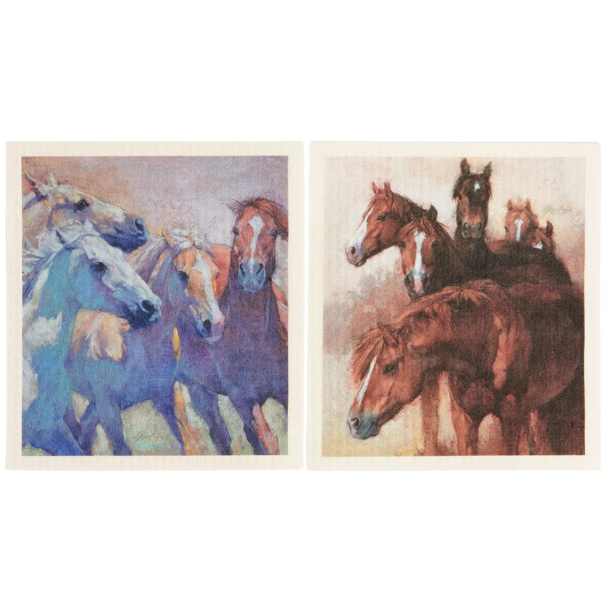 Wild Horses Swedish Dishcloth Set - Image 4
