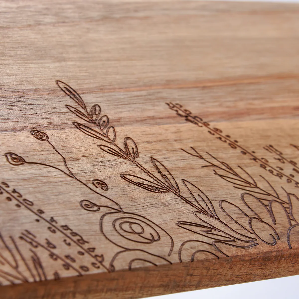 Wildflowers Wood Burned Cutting Board - Image 4