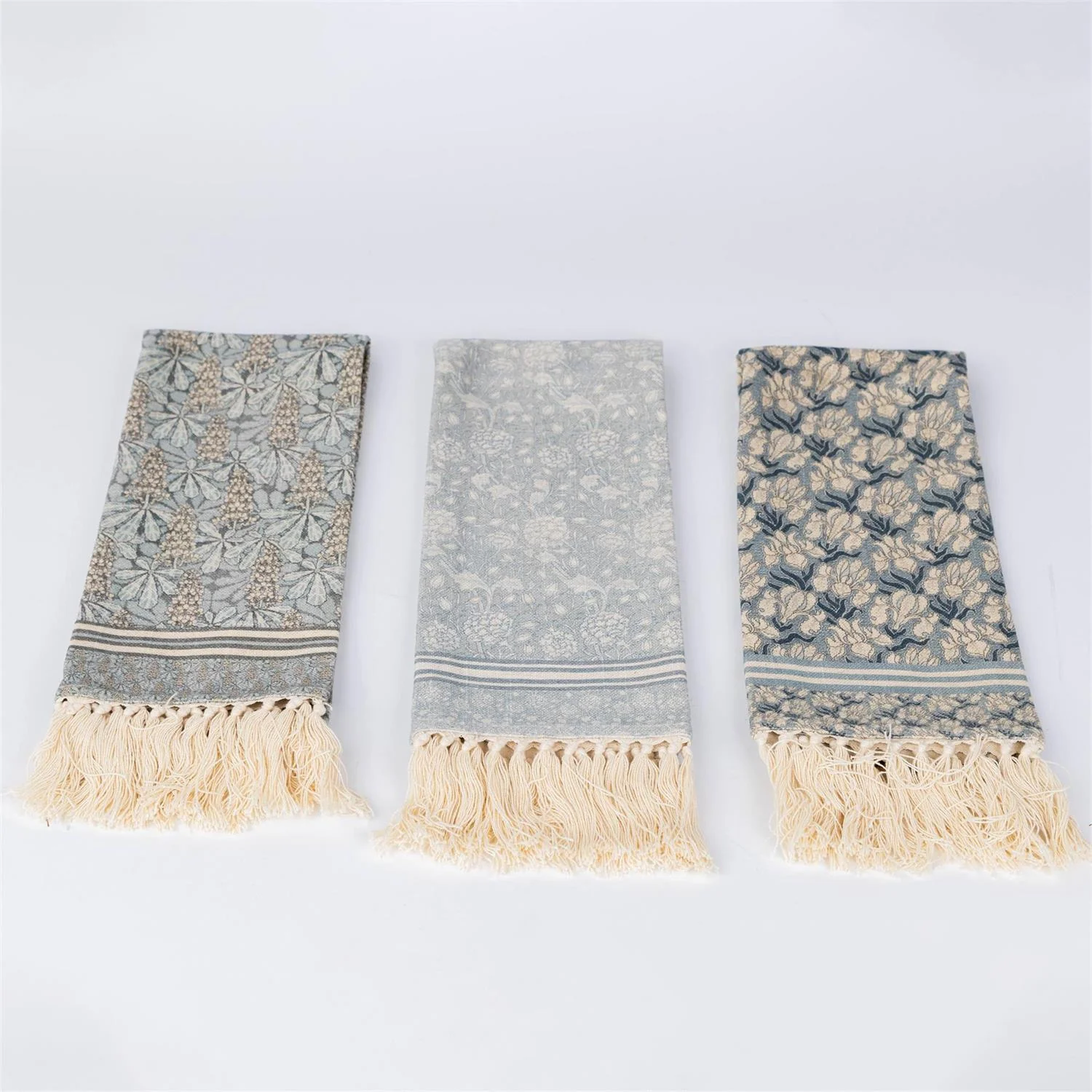 Windward Blue Print Tea Towels Set of 3 - Image 3
