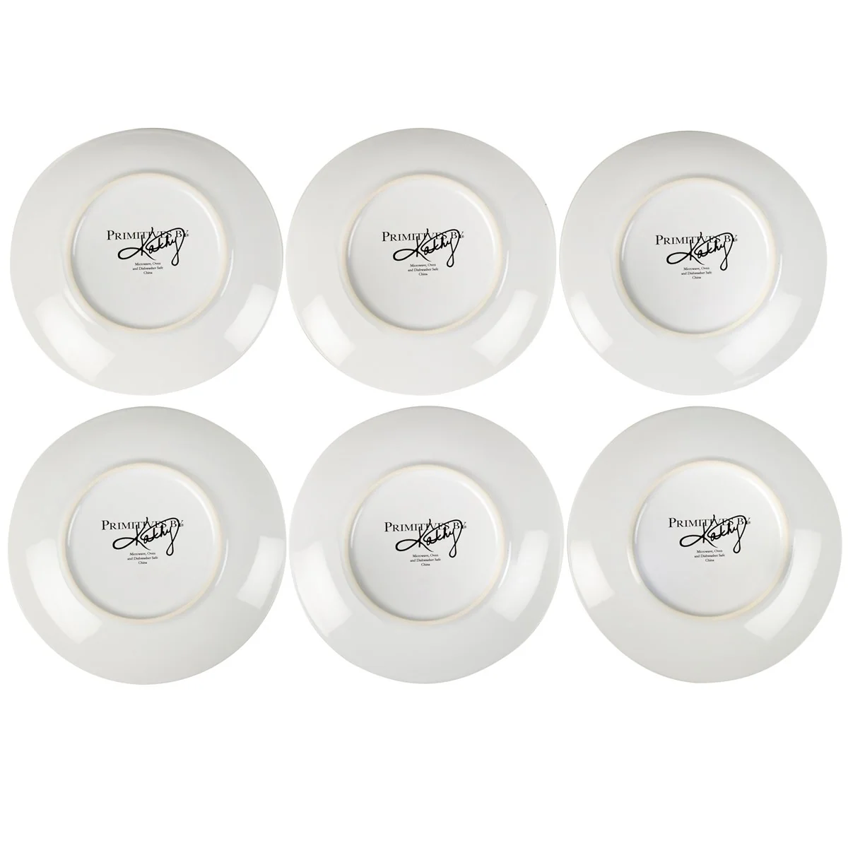 Winter Animal 6" Stoneware Plate Set of 6 - Image 3