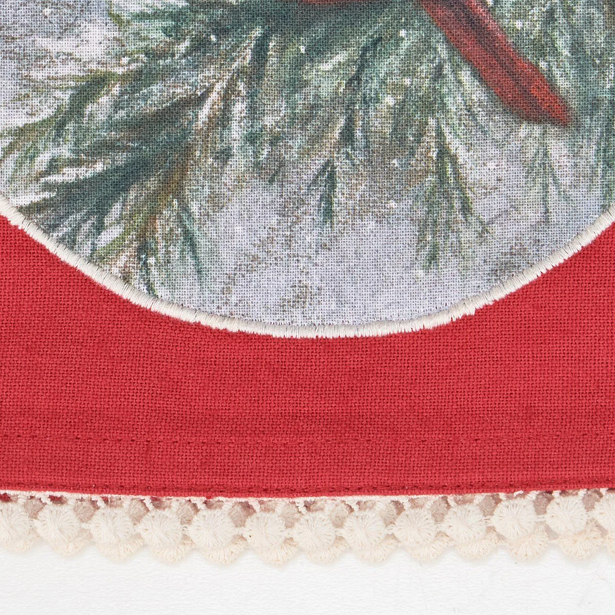 Winter Cardinal with Candy Cane Kitchen Towel - Image 4