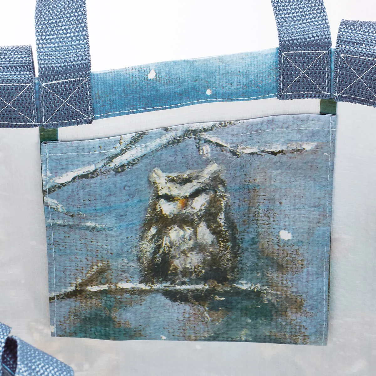 💙 Winter Family Animals Reusable Market Tote - Image 4
