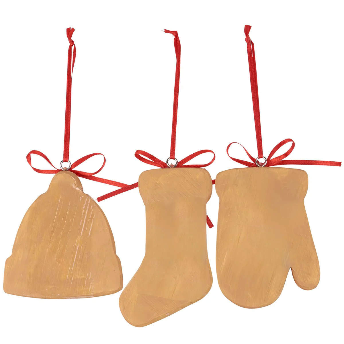 Winter Gingerbread Ornaments Set of 3 - Image 2