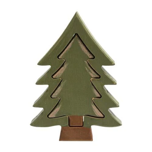 💙 Wooden Christmas Tree Cutout Set of 2 - Image 2