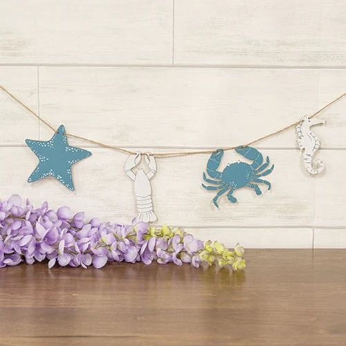 Wooden Sea Life Garland - Image 2
