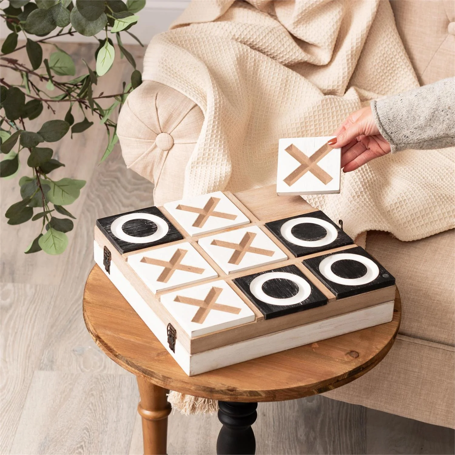 Wooden Tic Tac Toe Game