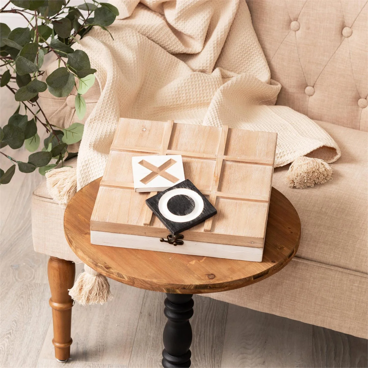Wooden Tic Tac Toe Game - Image 3