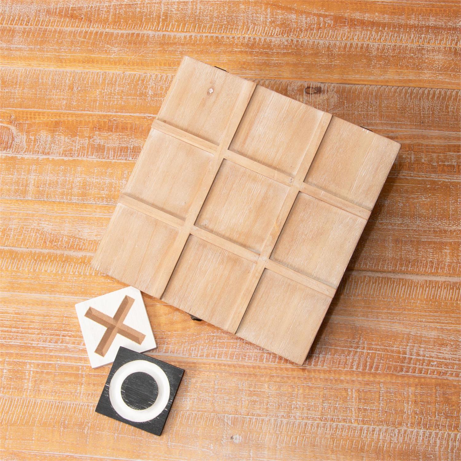 Wooden Tic Tac Toe Game - Image 4