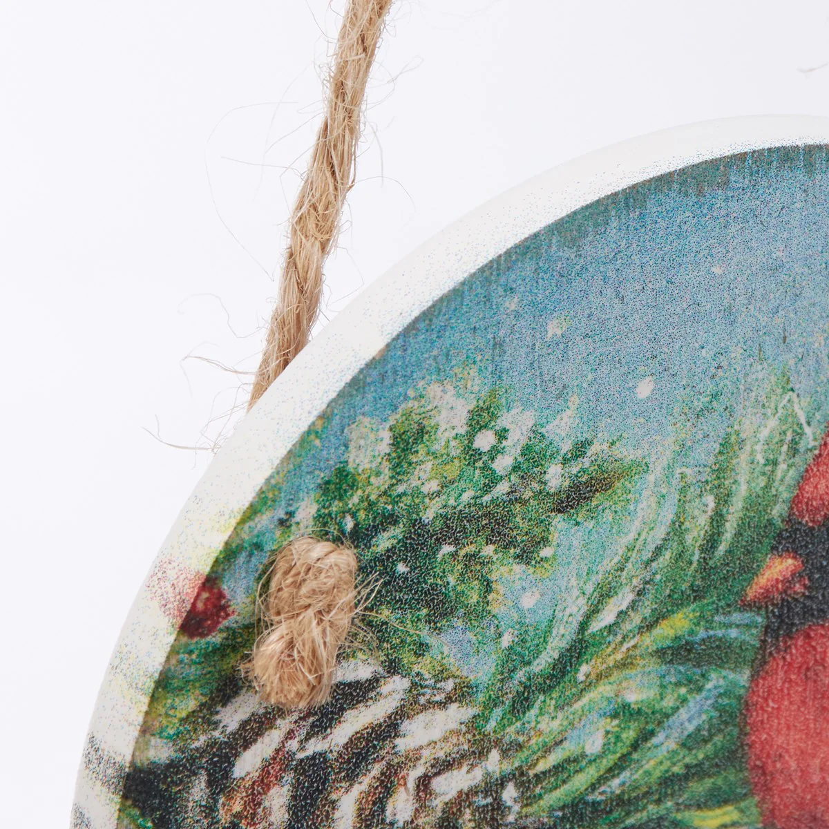 Woodland Cardinal Round Ornament - Image 4