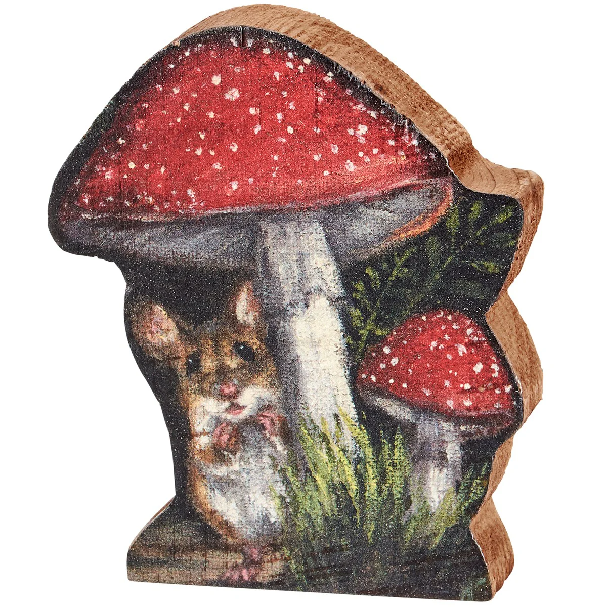 Woodland Mouse Chunky Sitter Sign