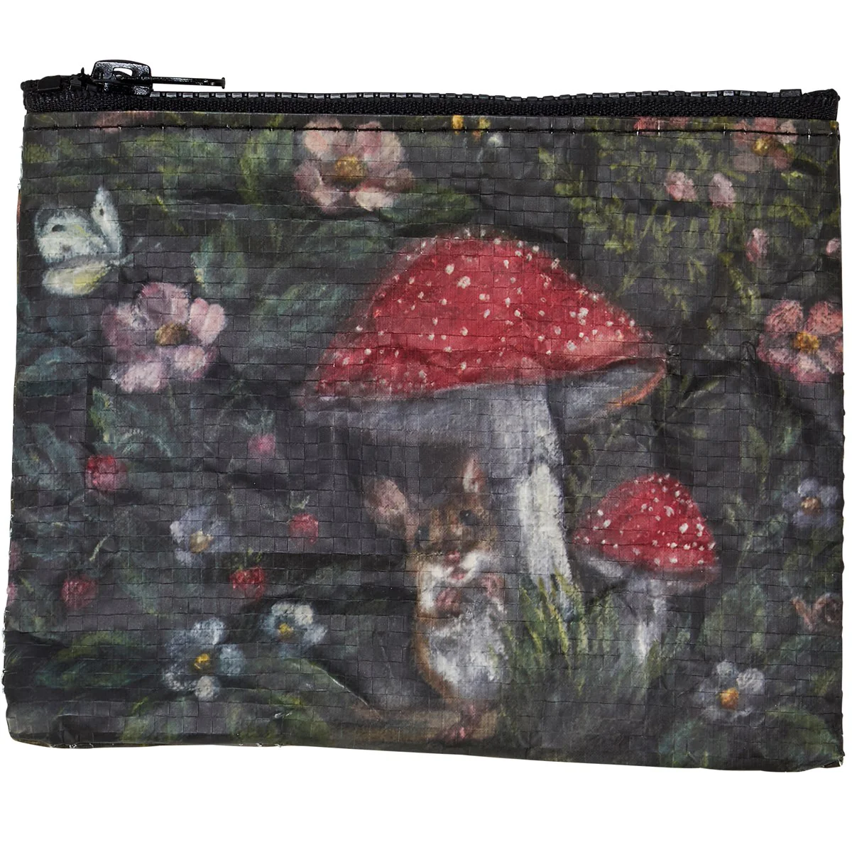 Woodland Mouse Zipper Wallet Recycled Material