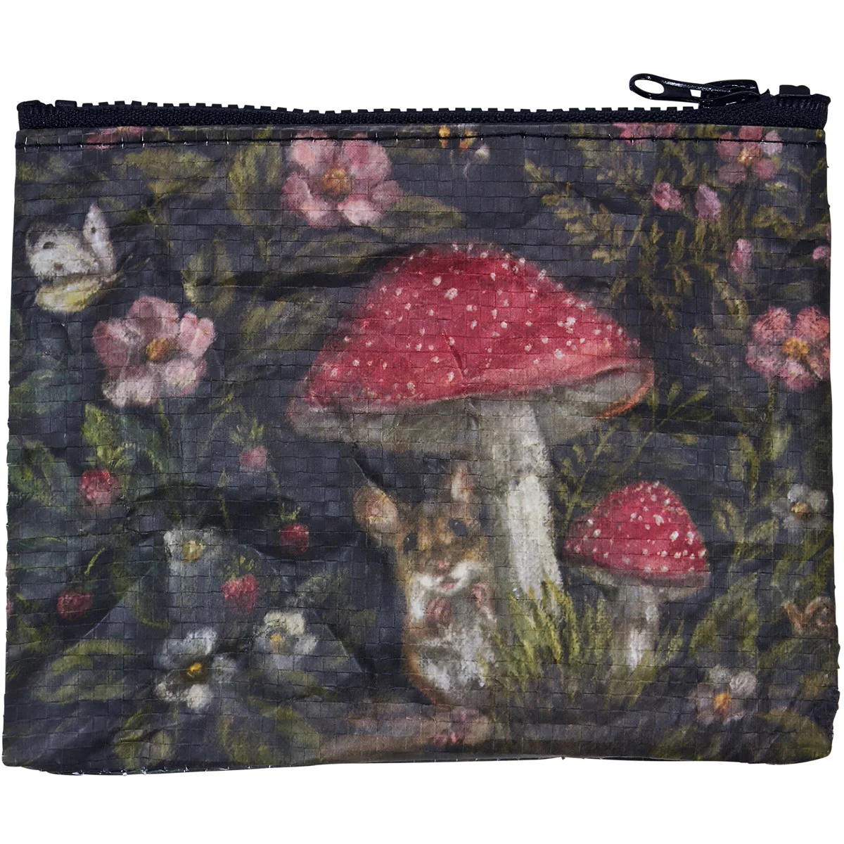 Woodland Mouse Zipper Wallet Recycled Material - Image 4