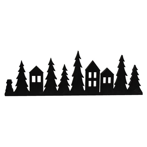 Woodland Village Silhouette Sitter