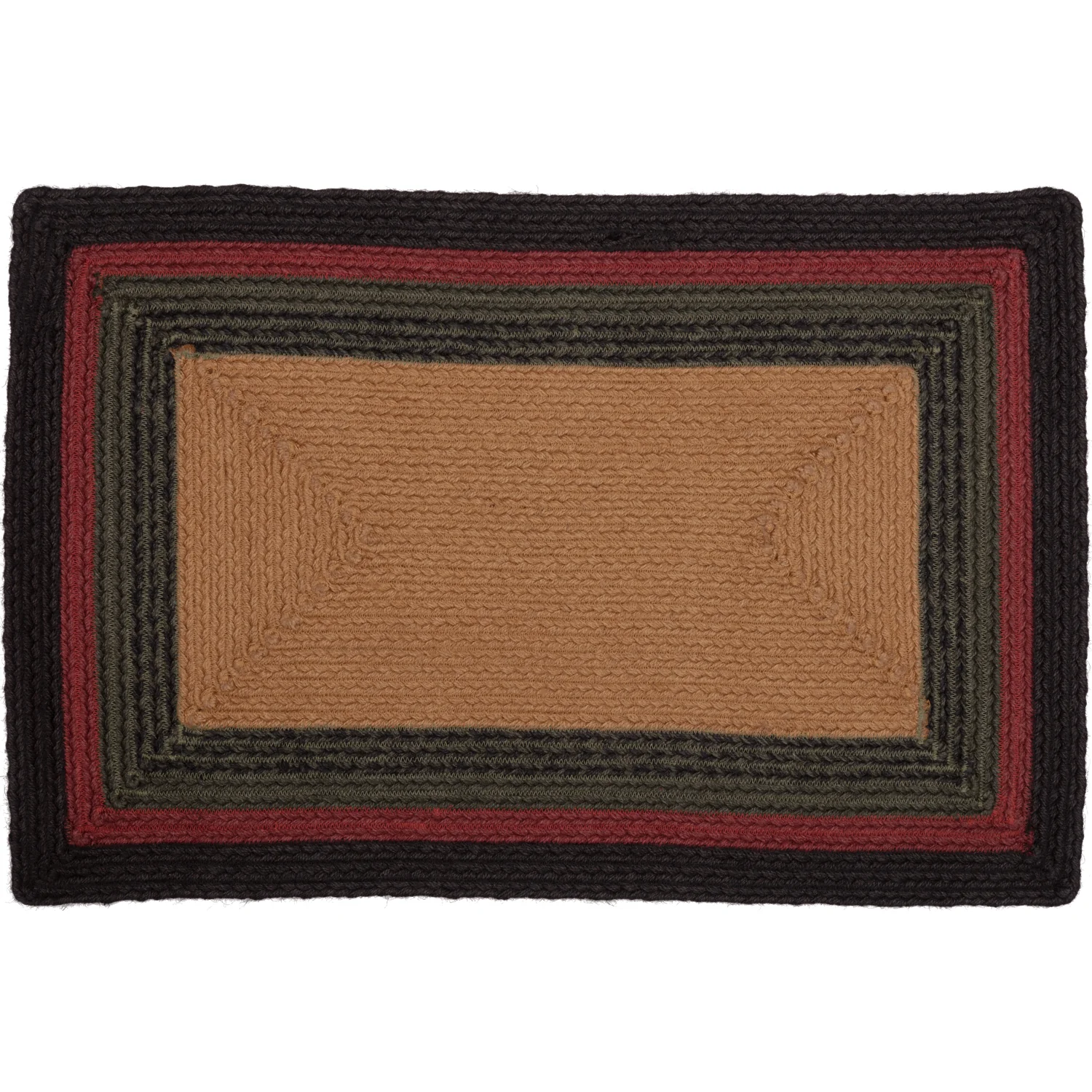 Wyatt Stenciled Bear Jute Rug Rectangle 20" x 30" - Image 3