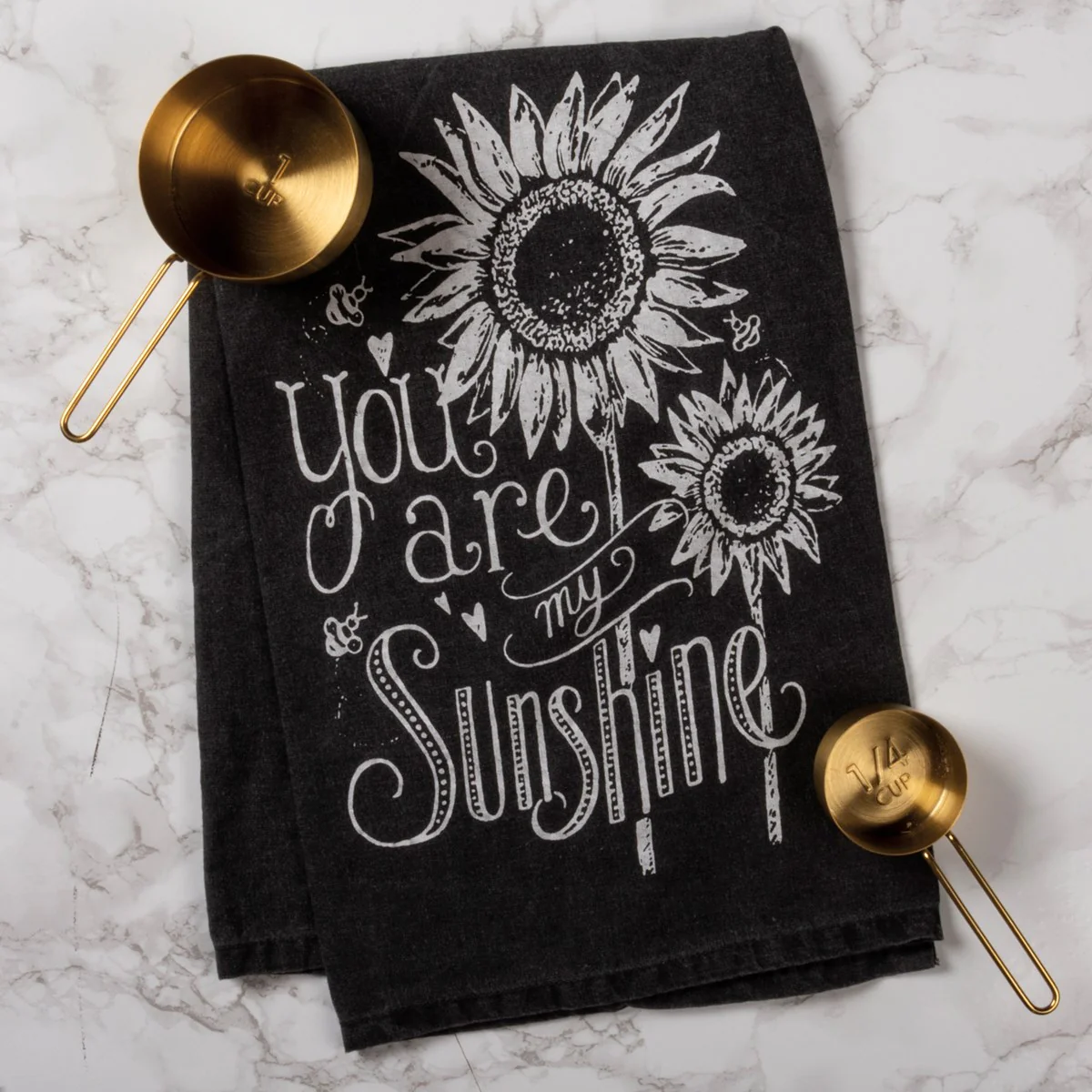 You Are My Sunshine Chalk Style Kitchen Towel - Image 2
