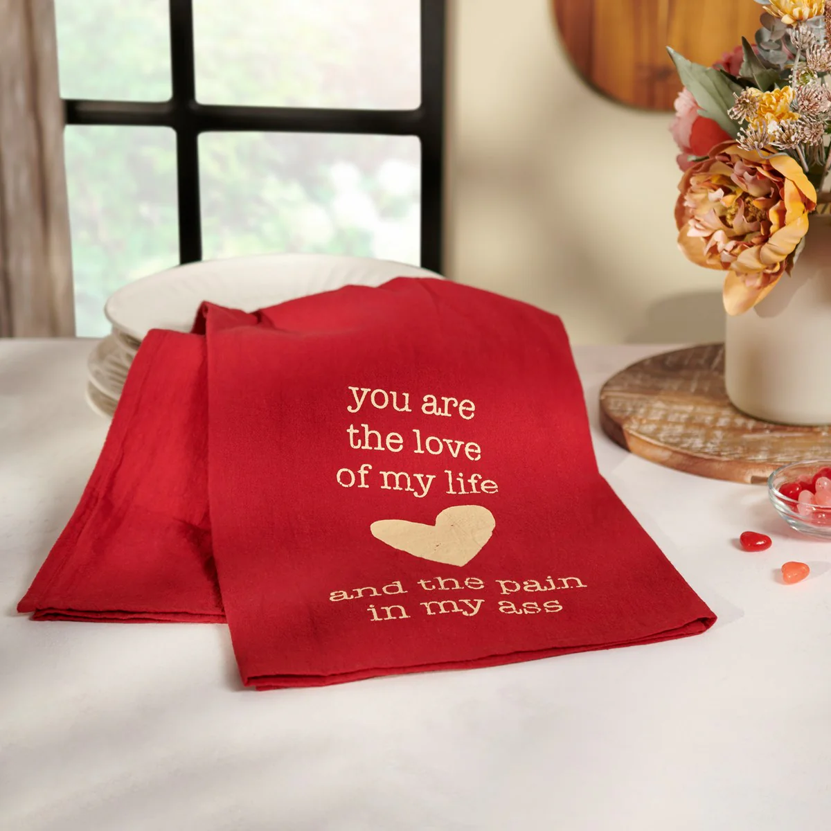 You Are The Love Of My Life And Pain Kitchen Towel - Image 2