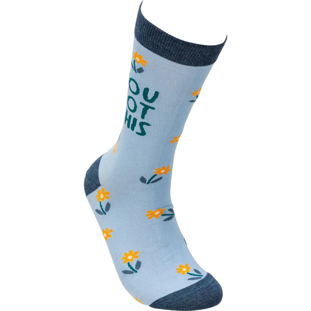 You Got This Fun Flower Novelty Socks - Image 4
