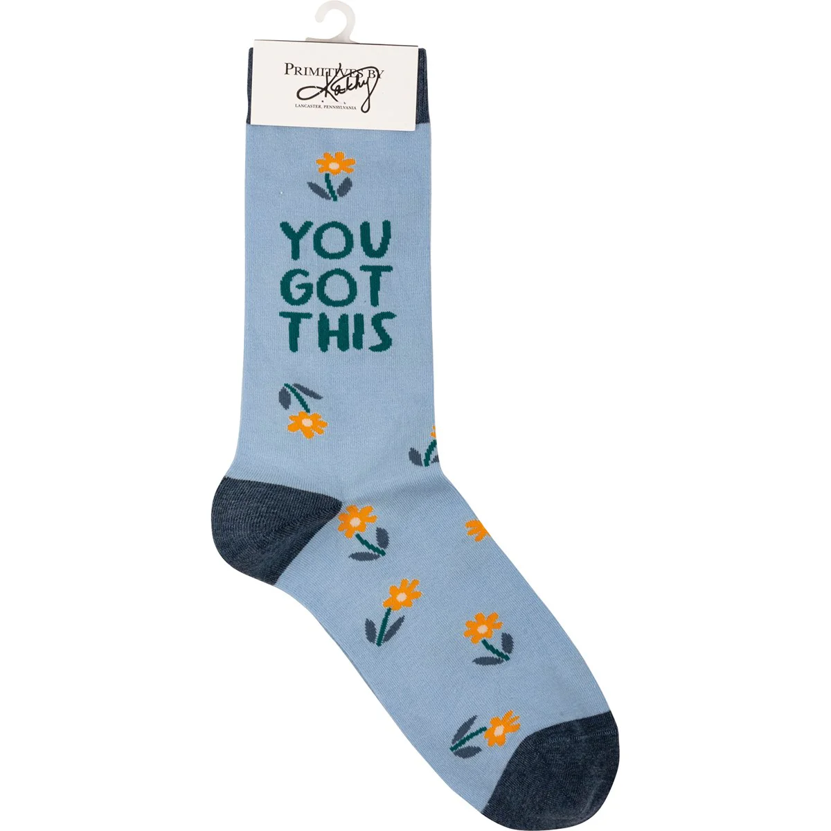 You Got This Fun Flower Novelty Socks - Image 5